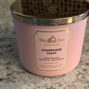 White Barn Champagne Toast Candle - Pink and Gold